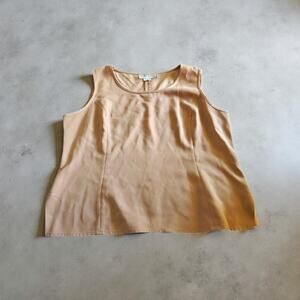 Donna Vinci Cream Tan Shirt Size 18